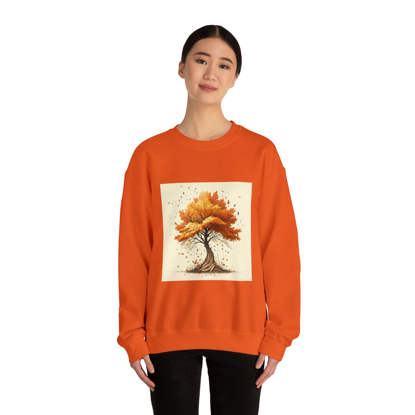 FALL TREE SWEATSHIRT Unisex Heavy Blend™ Crewneck Sweatshirt