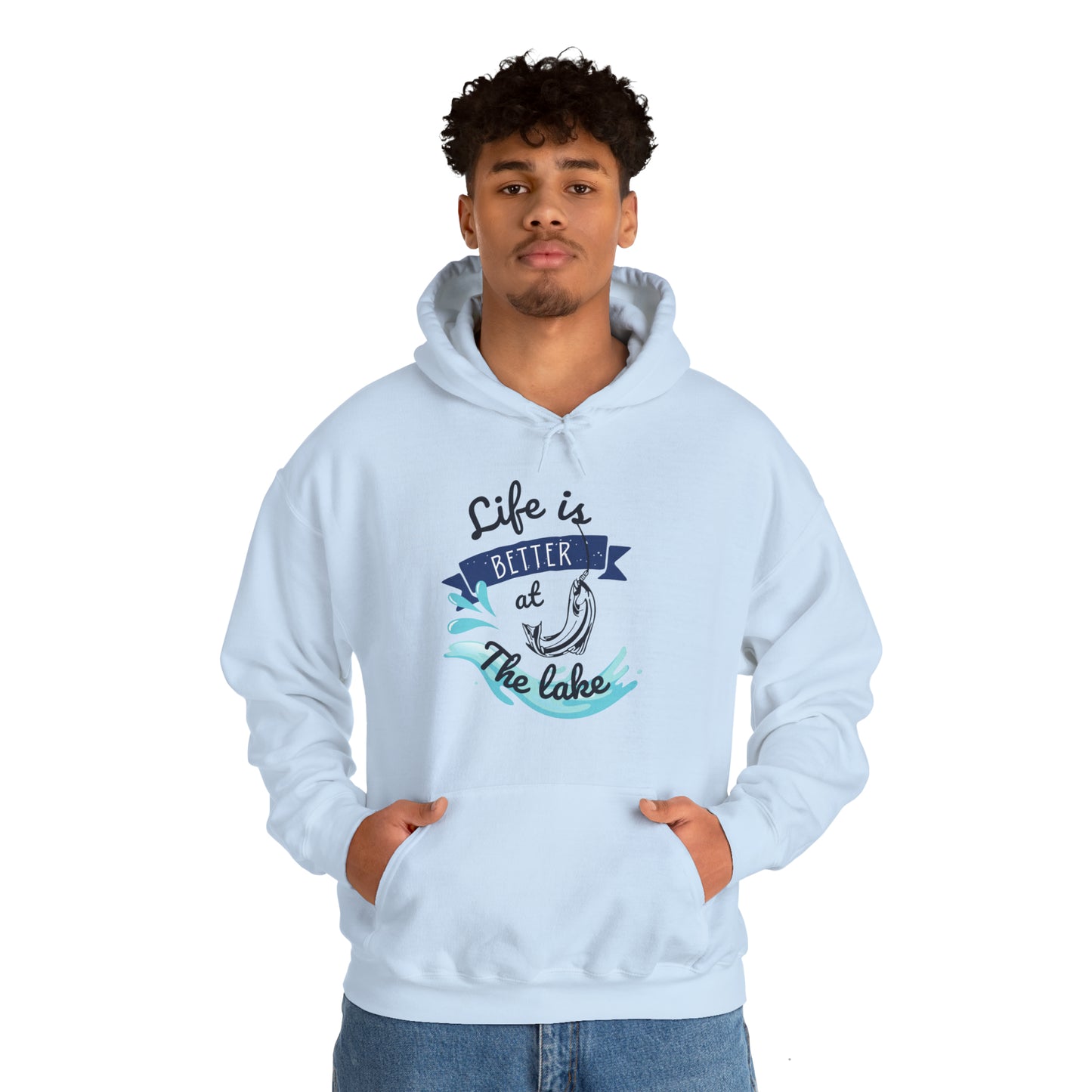 Life Is Better, Fishing Hoodie! Unisex Heavy Blend™ Hooded Sweatshirt