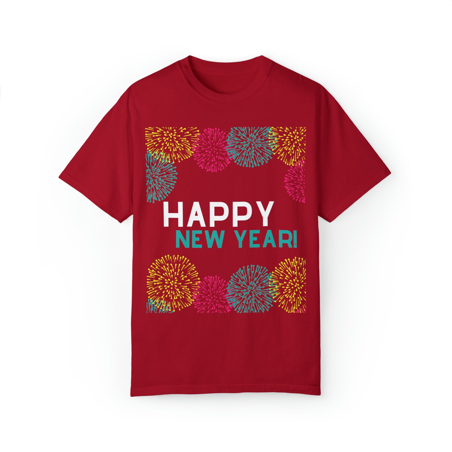 HAPPY NEW YEAR TEE Unisex Garment-Dyed T-shirt