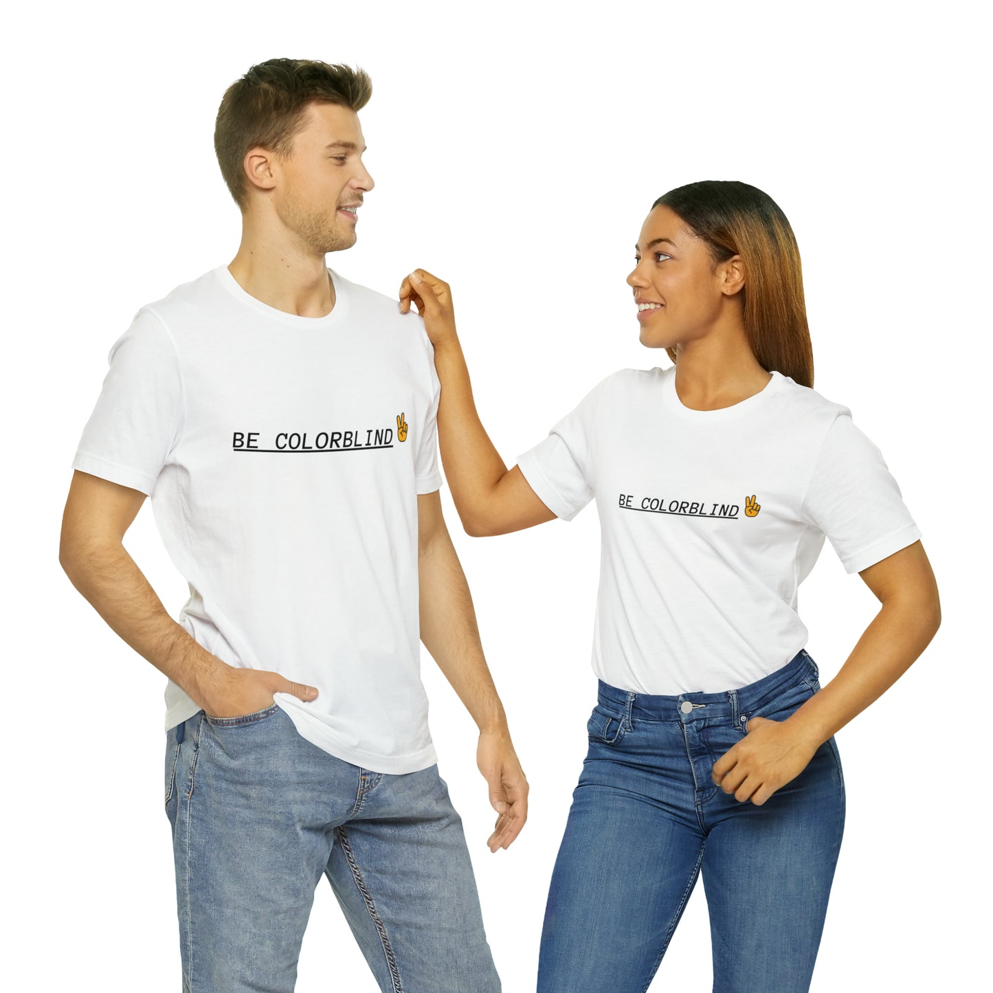 BE COLORBLIND Unisex Jersey Short Sleeve Tee