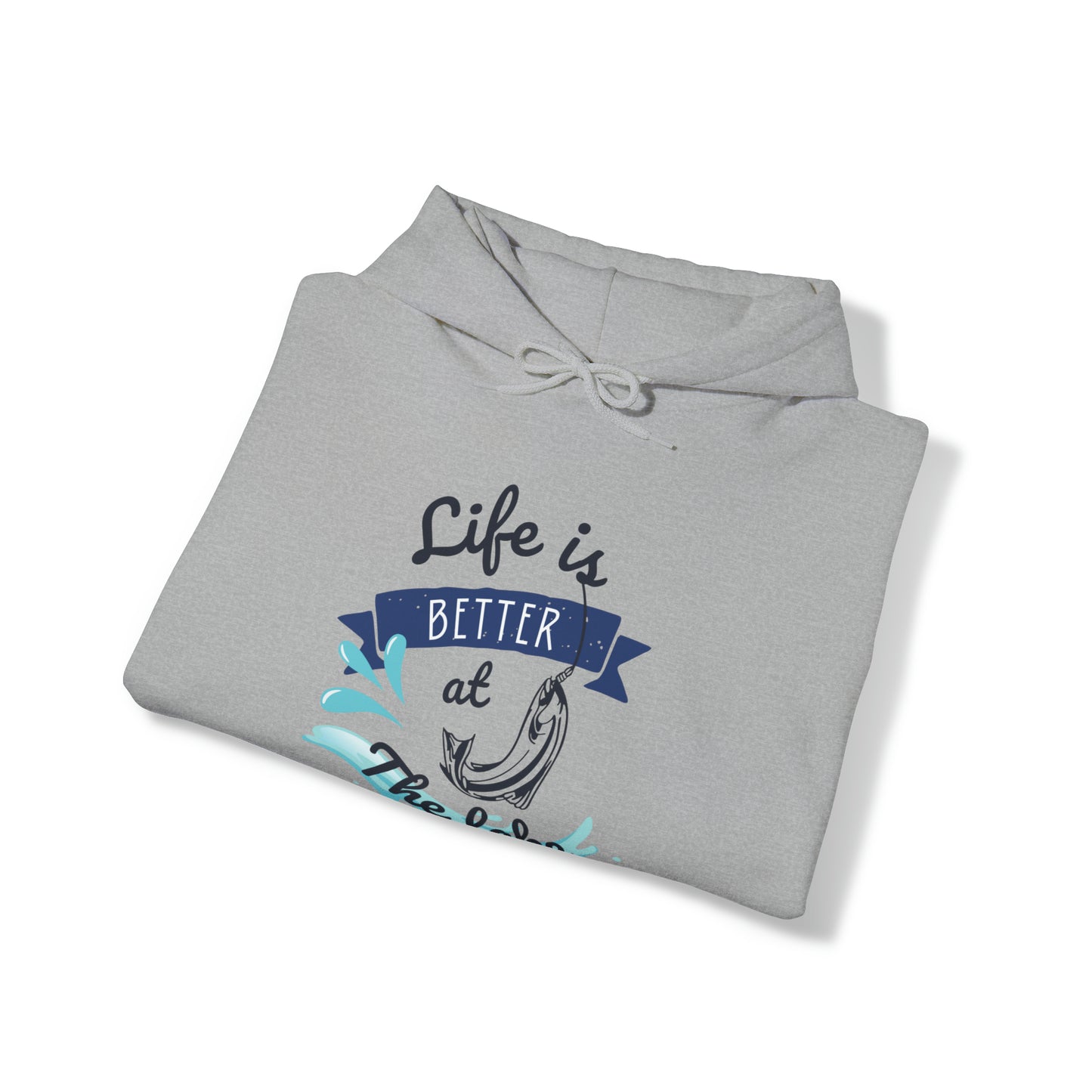 Life Is Better, Fishing Hoodie! Unisex Heavy Blend™ Hooded Sweatshirt