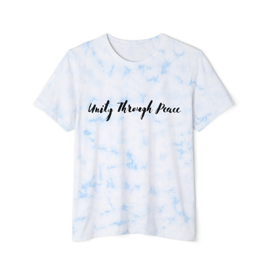 UNITY THROUGH PEACE Unisex FWD Fashion Tie-Dyed T-Shirt