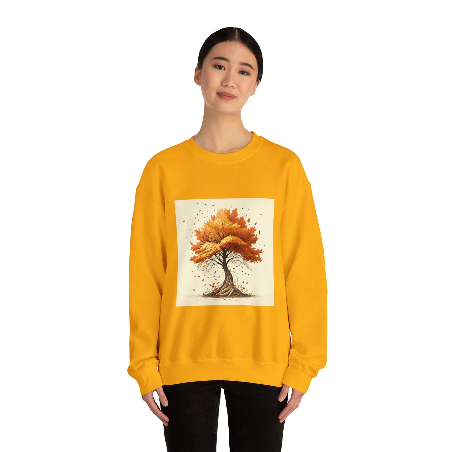 FALL TREE SWEATSHIRT Unisex Heavy Blend™ Crewneck Sweatshirt