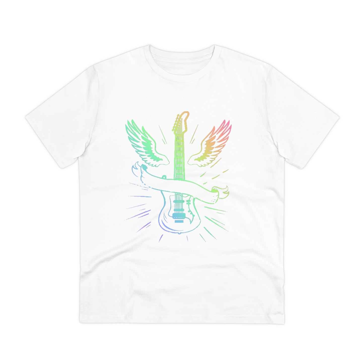 Keep Calm Play Guitar (Black Tee) Organic Creator T-shirt - Unisex