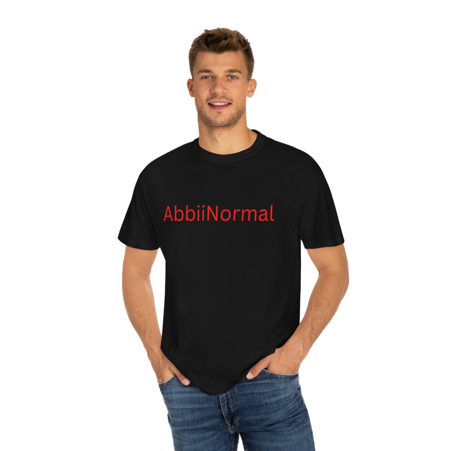 Abbii Normal Unisex Garment-Dyed T-shirt