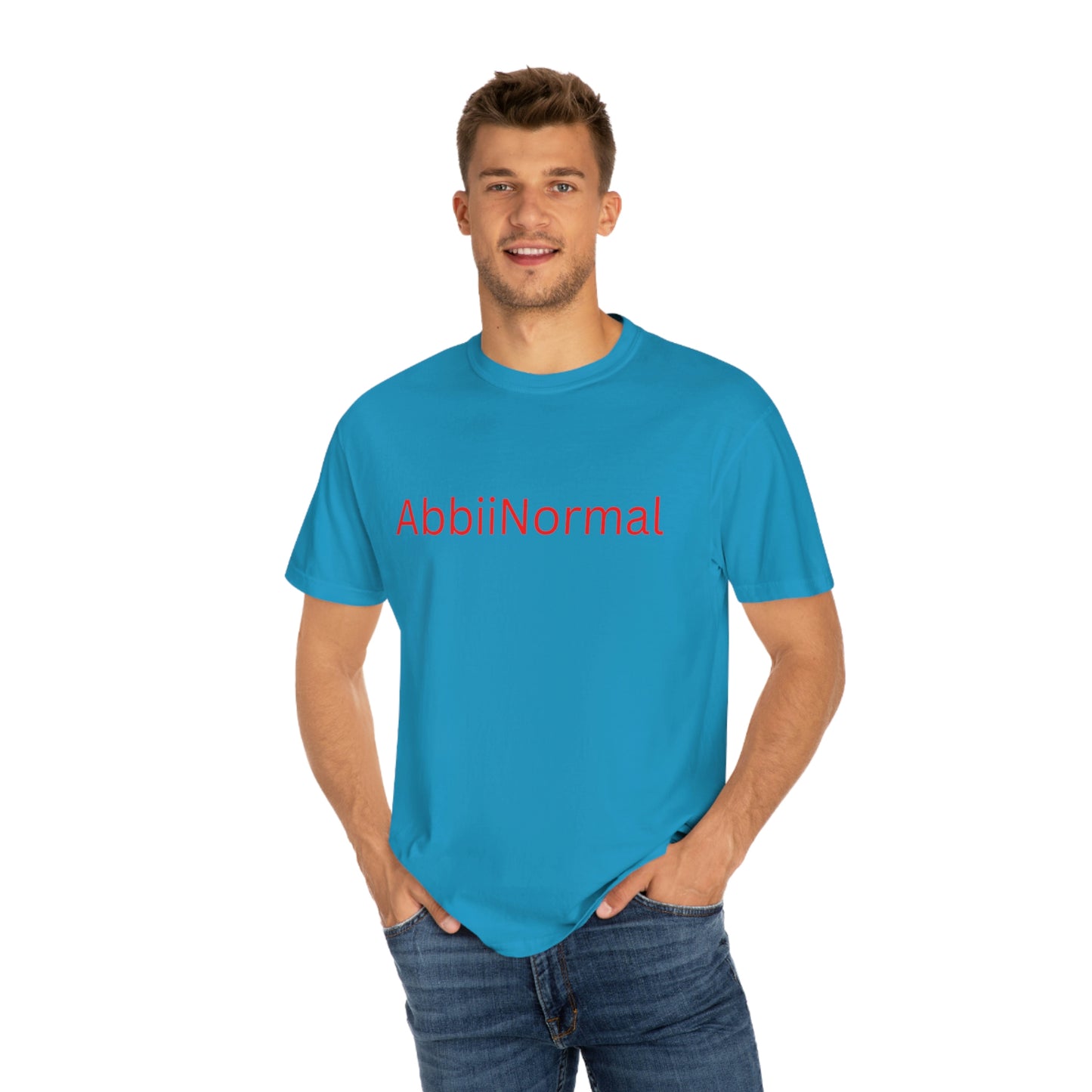 Abbii Normal Unisex Garment-Dyed T-shirt