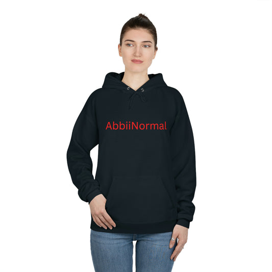 Abbii Normal Black/grey Hoodie! Unisex EcoSmart® Pullover Hoodie Sweatshirt